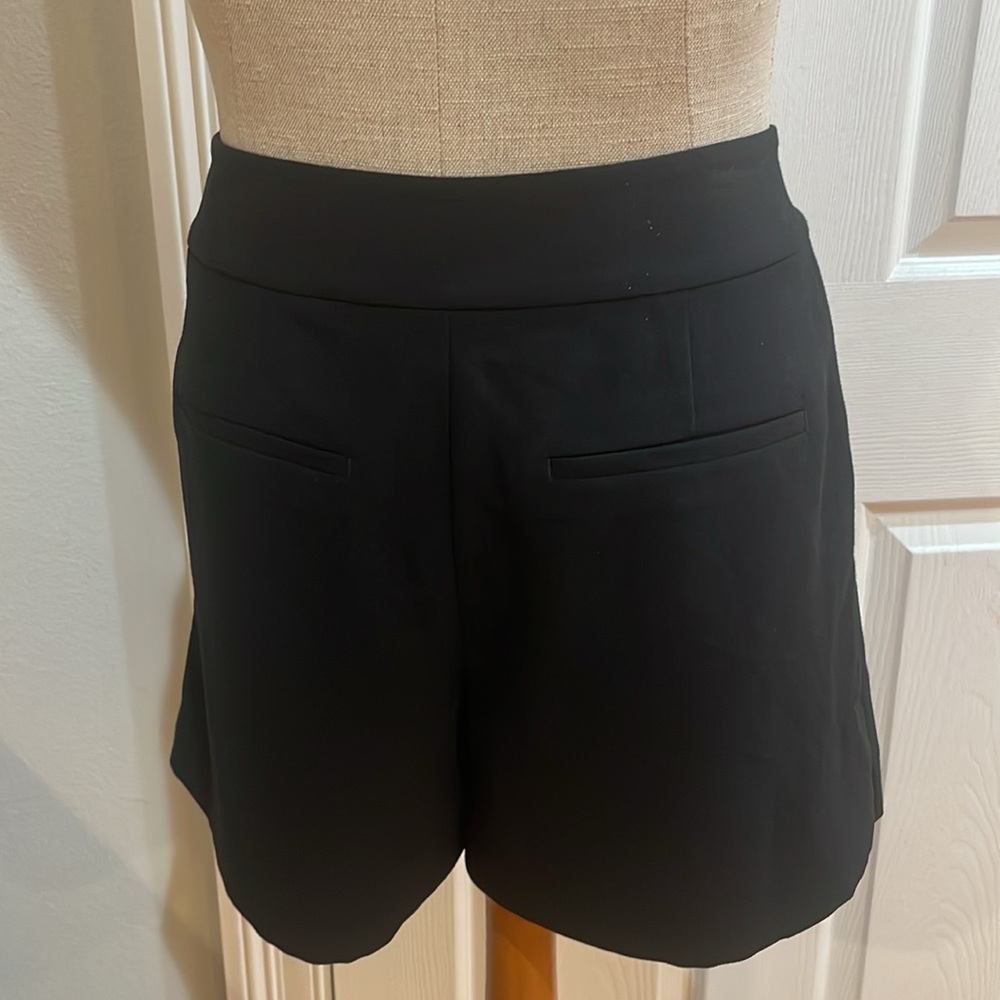 Ann Taylor loft black skort skirt shorts pockets black women’s size 0 - Picture 5 of 12